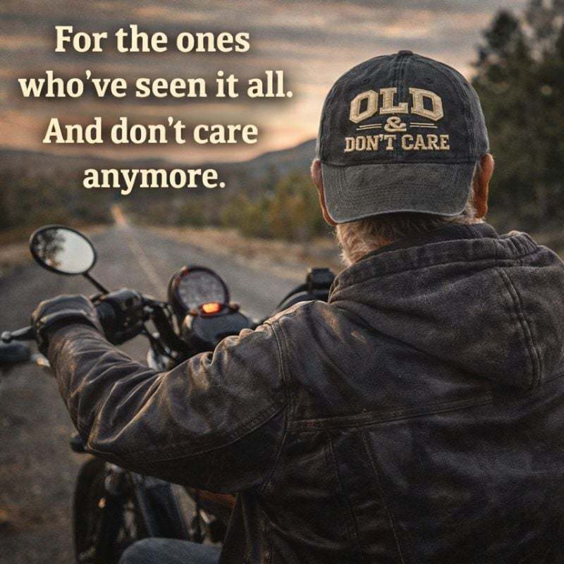 🧢 2026 New Year Hot Sale |  Vintage Distressed “OLD & DON’T CARE” Cap
