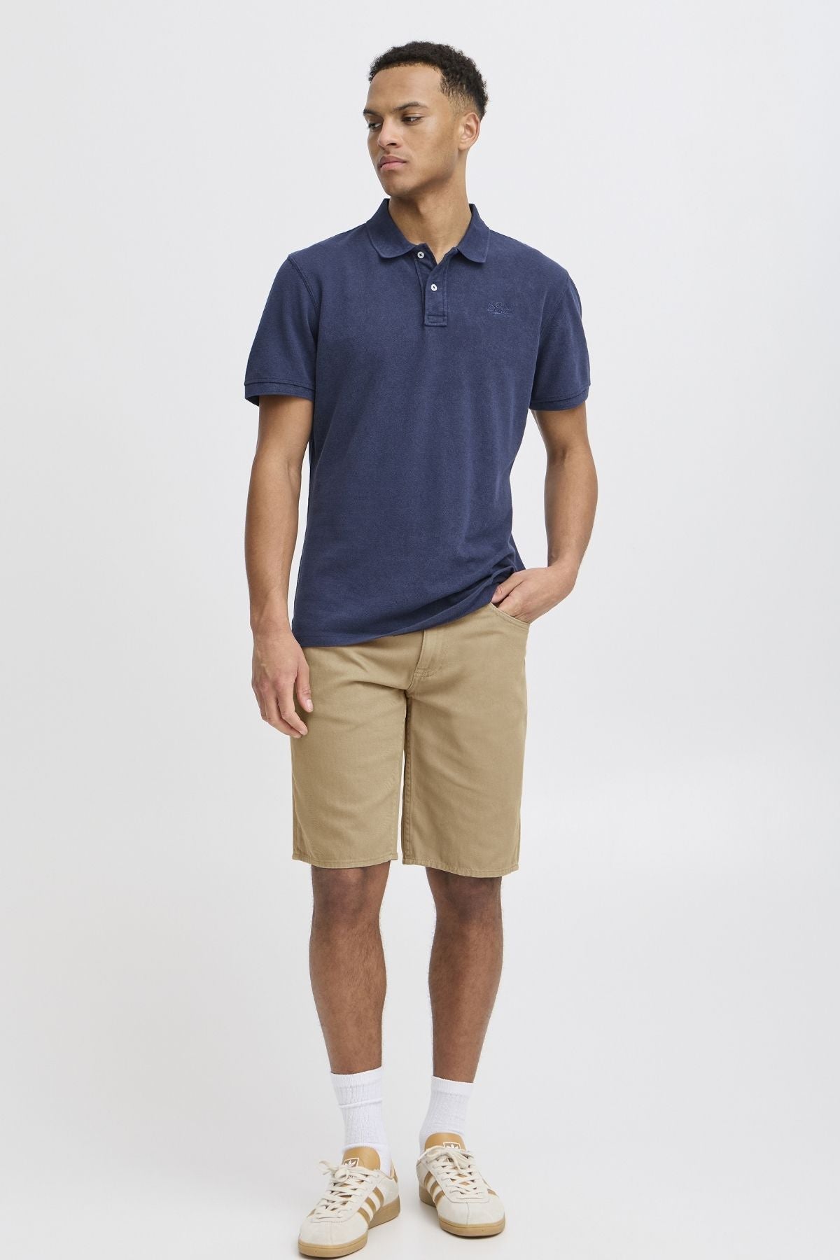 Philip Denim Shorts - Beige