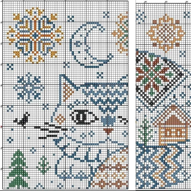 🔥Last Day 49% OFF - 🐱Winter Town Cat Cross Stitch Kit