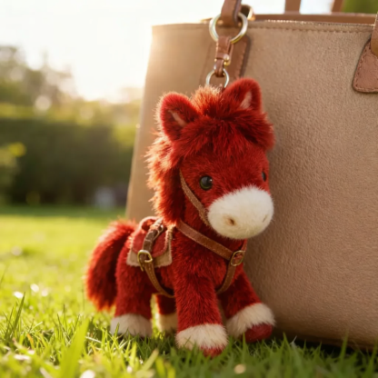 Ponytata Plush Pony Bag Charm and Keychain