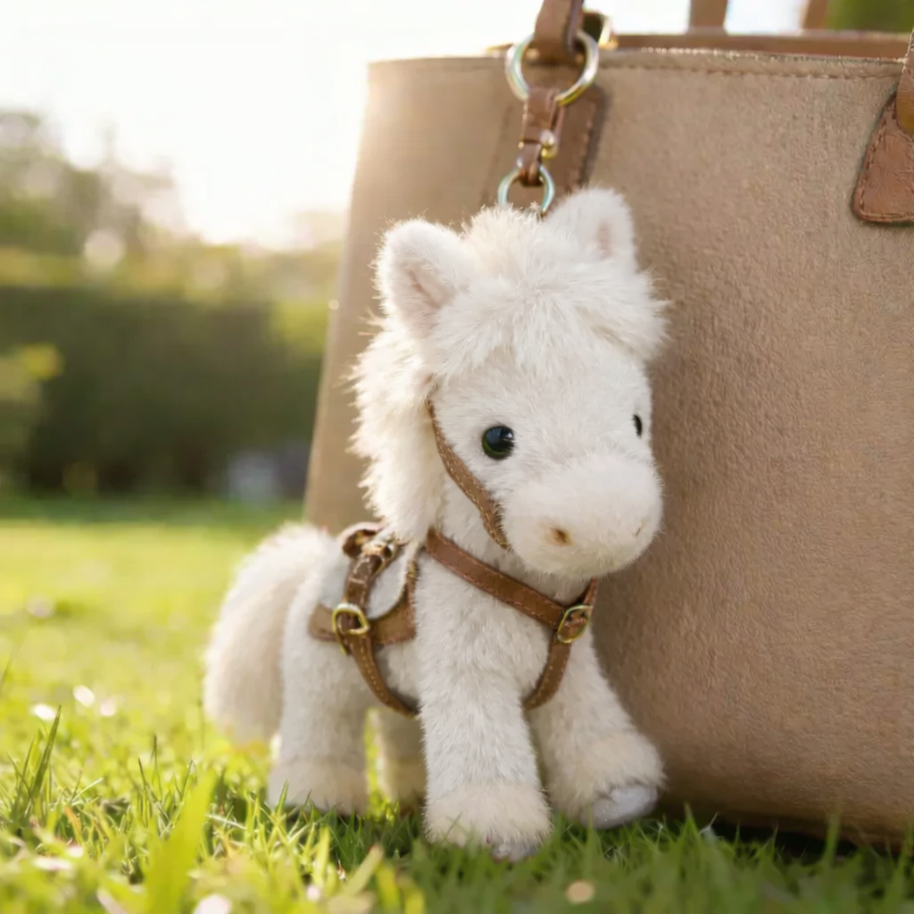 Ponytata Plush Pony Bag Charm and Keychain