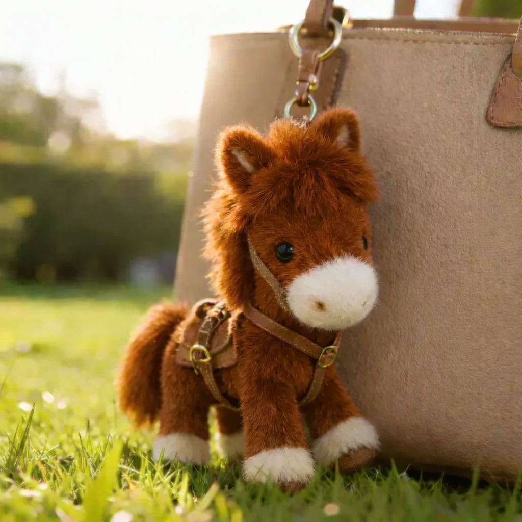 Ponytata Plush Pony Bag Charm and Keychain