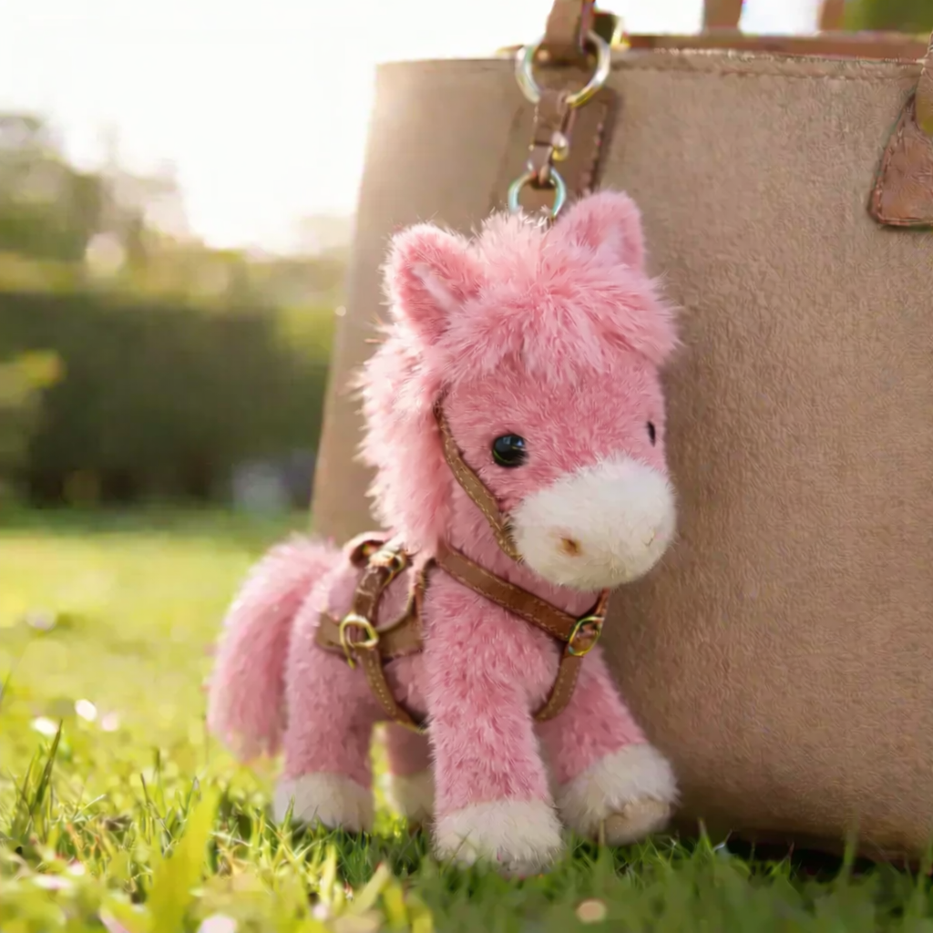 Ponytata Plush Pony Bag Charm and Keychain