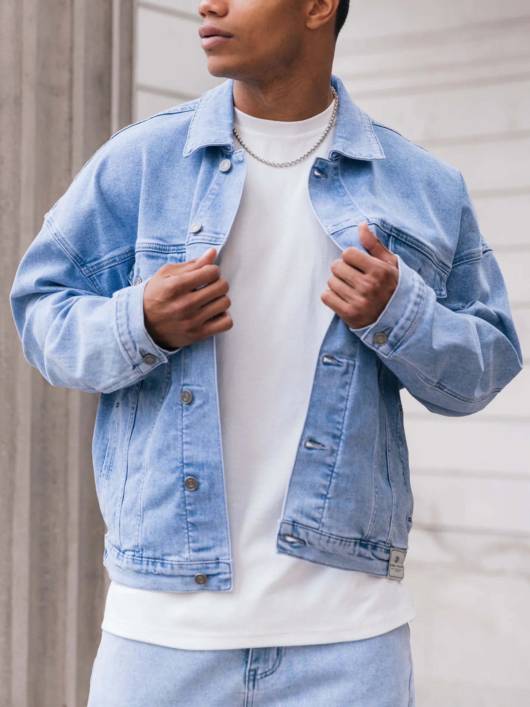Blacktend Denim Trucker Jacket - Washed Blue