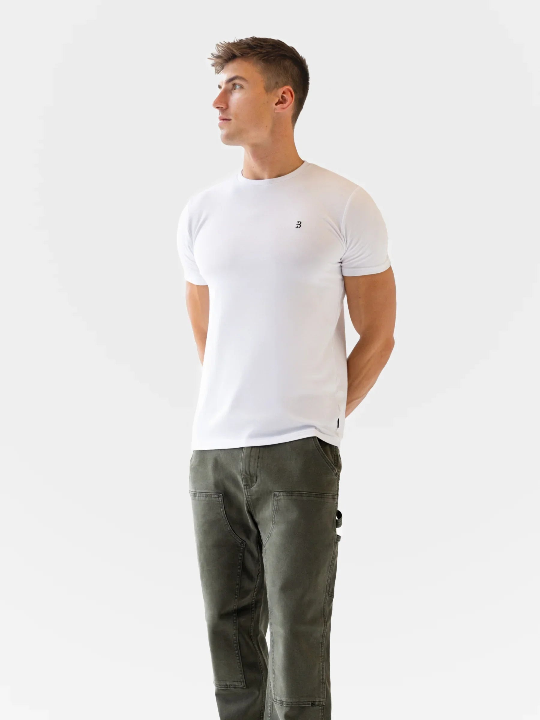 Panel Jeans - Olive Green