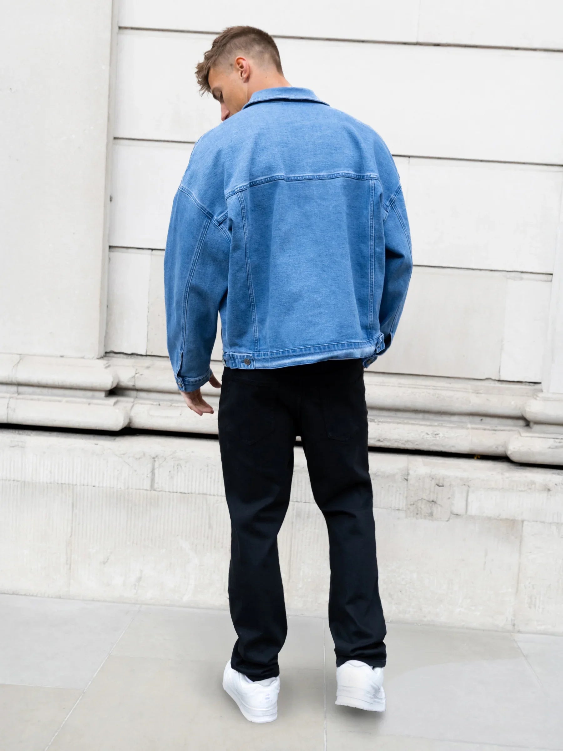 Blakely Denim Trucker Jacket - Blue