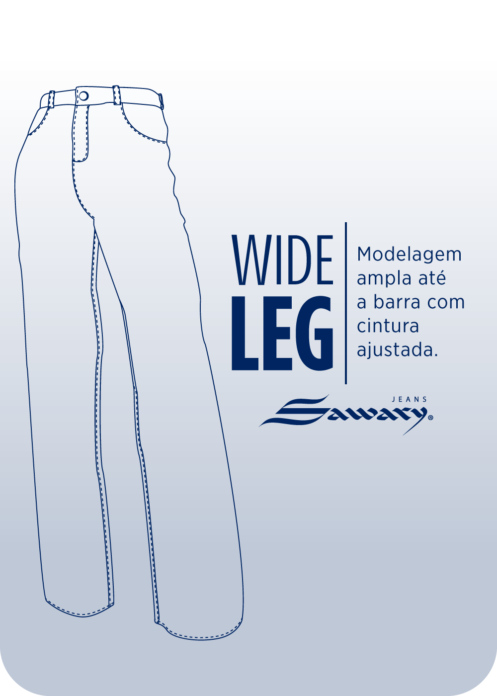 Wide-Leg Twill Pants - Brown