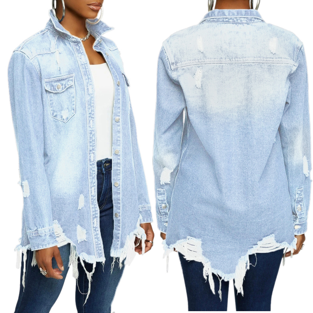 Sexy fashion women's denim jacket