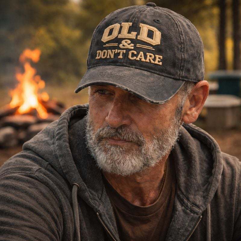 🧢 2026 New Year Hot Sale |  Vintage Distressed “OLD & DON’T CARE” Cap