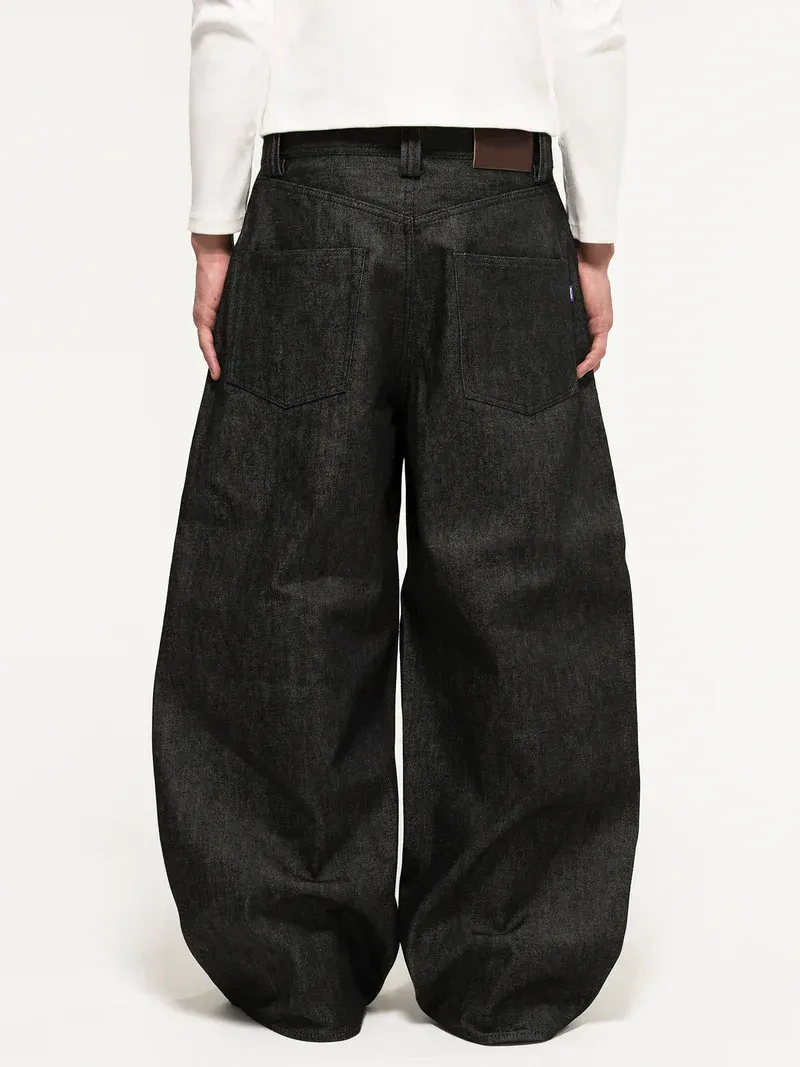 Selvedge Curved Jeans For Men