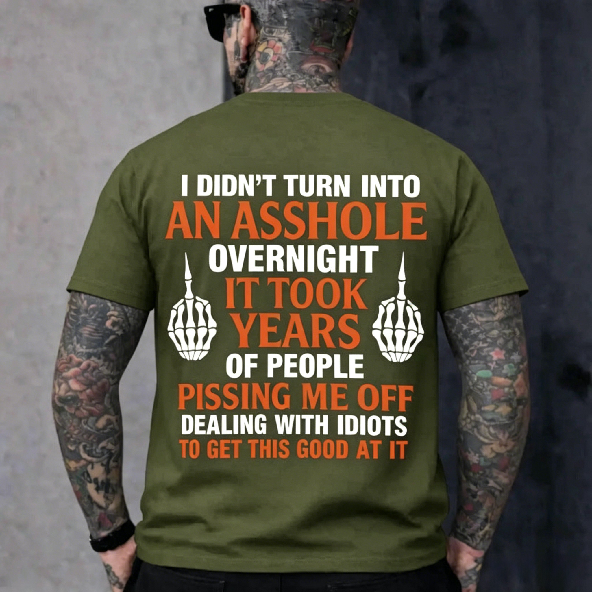 Funny Sarcastic Quote T-Shirt for Men Graphic Tee Short Sleeve Crew Neck Casual Streetwear