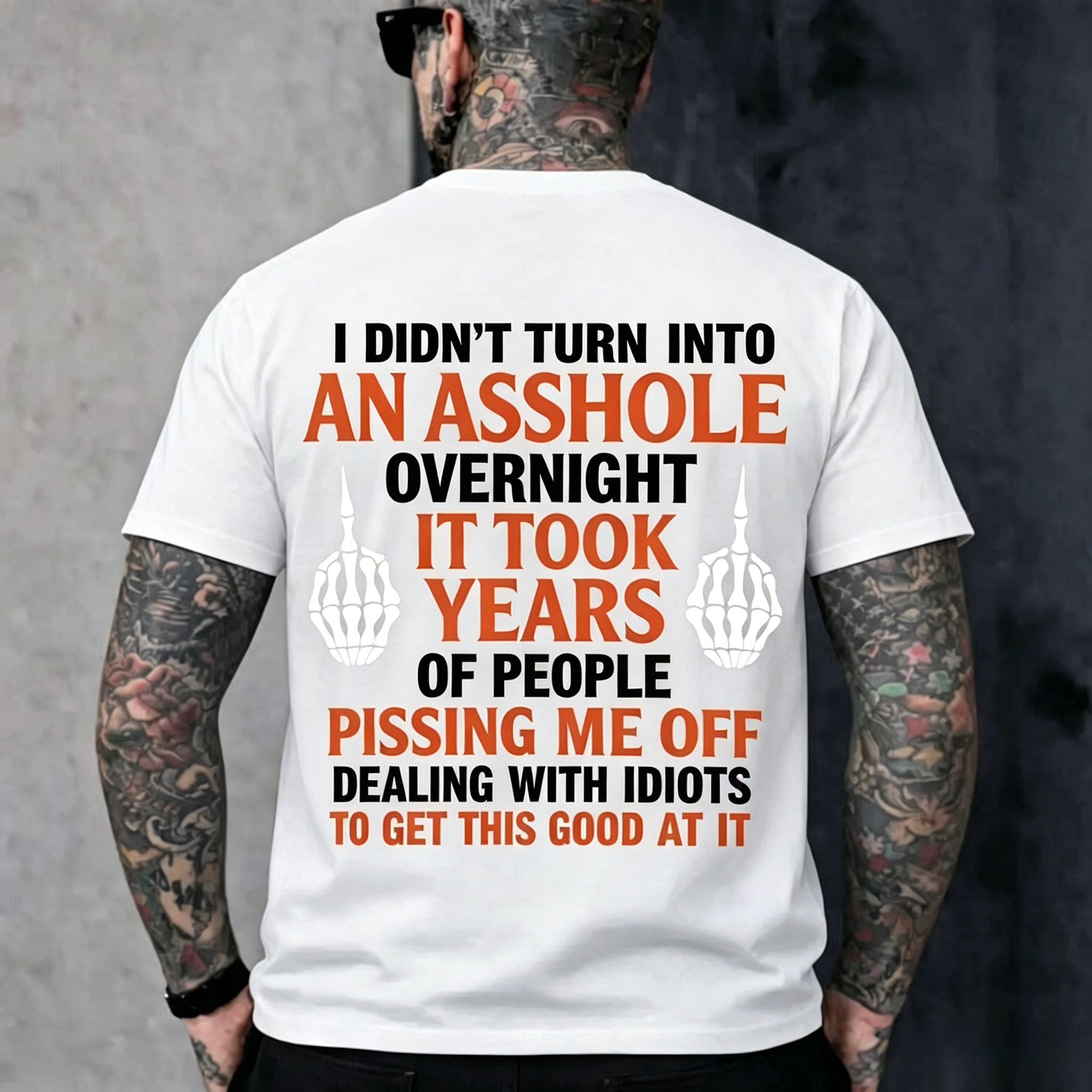 Funny Sarcastic Quote T-Shirt for Men Graphic Tee Short Sleeve Crew Neck Casual Streetwear
