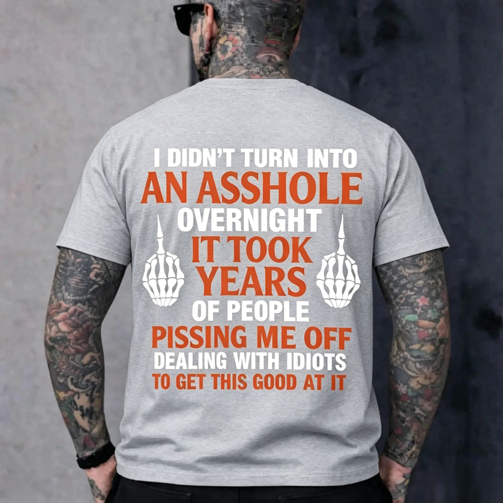 Funny Sarcastic Quote T-Shirt for Men Graphic Tee Short Sleeve Crew Neck Casual Streetwear