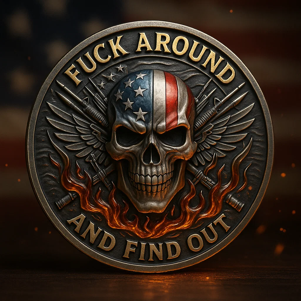 💀 “FAFO: Valor & Victory” Commemorative Coin 🦅🔥