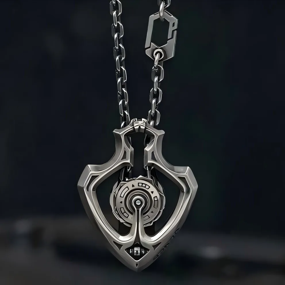 🔥LAST DAY 59% OFF - Handmade Shuttle Mechanical Gear Pendant Necklace