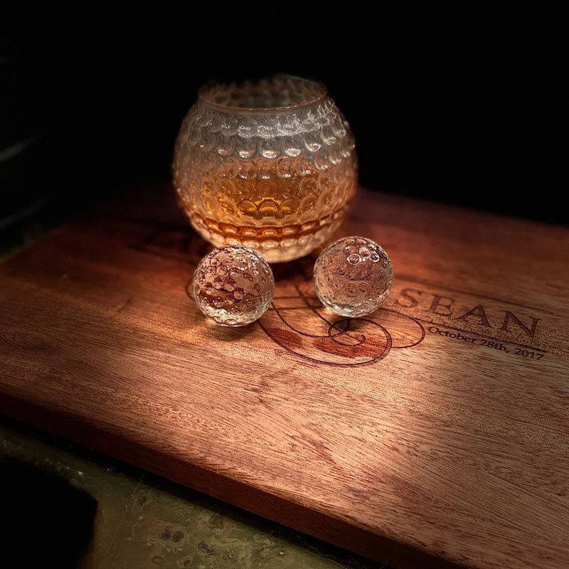 Golf Ball Whiskey Glass