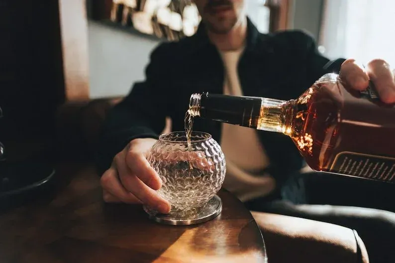 Golf Ball Whiskey Glass