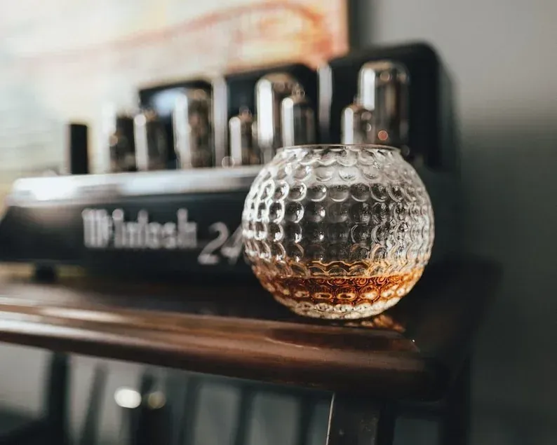 Golf Ball Whiskey Glass