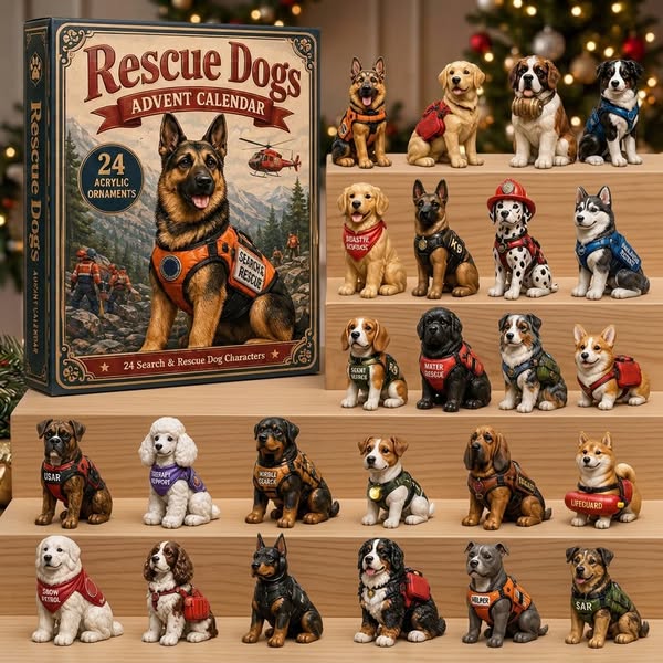 Rescue Dogs Advent Calendar 2026 - 24-Day Festive Countdown