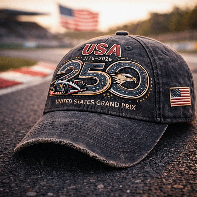 🏎️American 250th Anniversary Grand Prix Baseball Cap