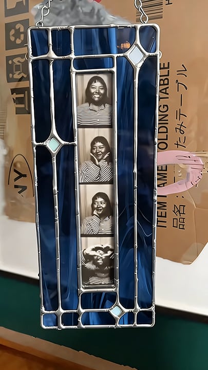 🔥LAST DAY 50% OFF -✨Handmade Stained Glass Photobooth Frame