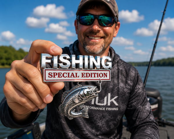 🔥LAST DAY 49% OFF- 🎣 Fishing Special Edition™ Premium 3D Metal Vehicle Emblem Badge