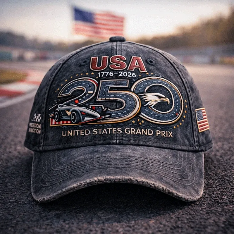 🏎️American 250th Anniversary Grand Prix Baseball Cap