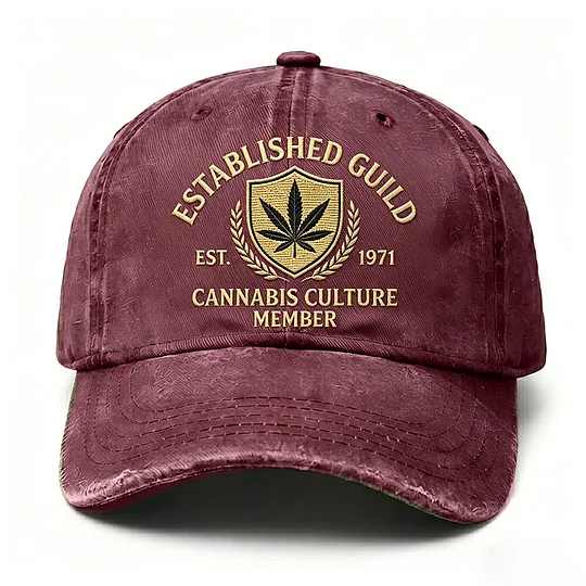 Retro Cannabis Culture Member Cap
