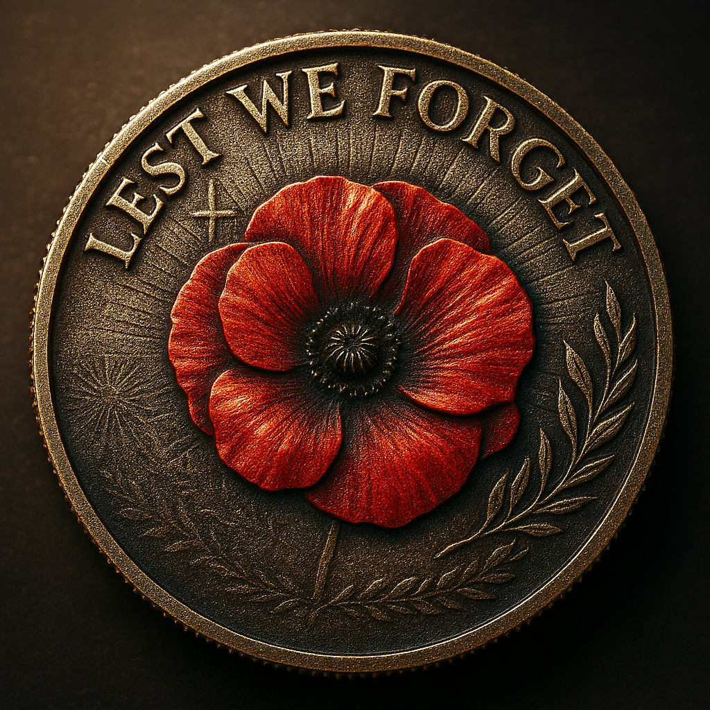 Lest We Forget Remembrance Coin