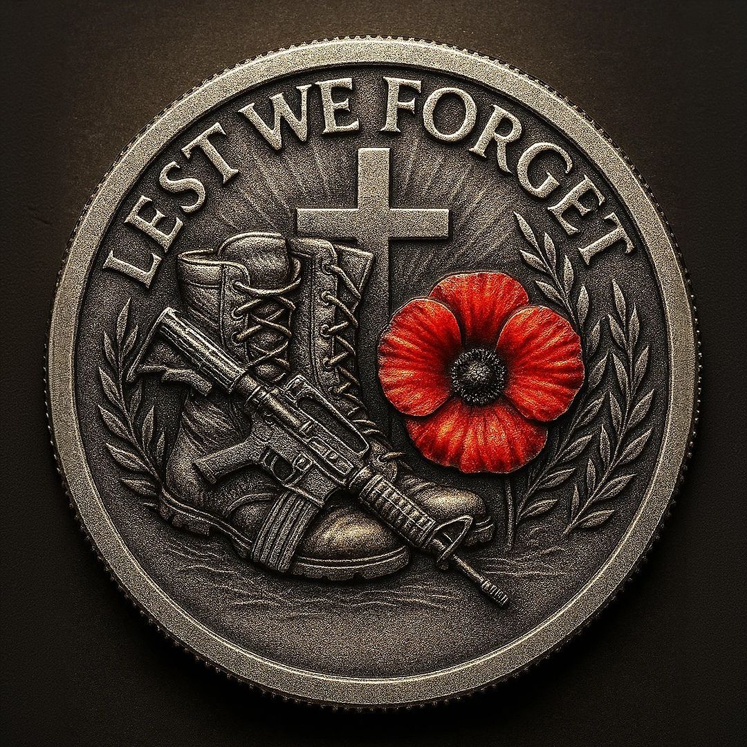 Lest We Forget Remembrance Coin