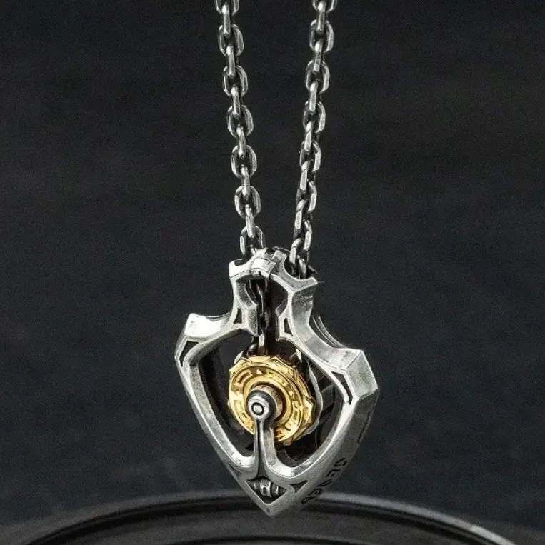 🔥LAST DAY 59% OFF - Handmade Shuttle Mechanical Gear Pendant Necklace