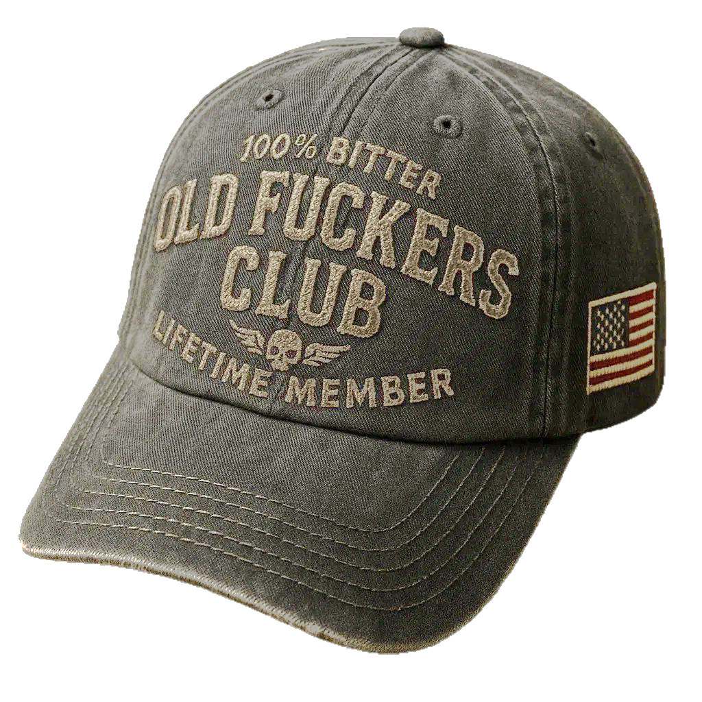 Mega Sale Blowout 🎉Embroidered Vintage Old Fuckers Club Cap