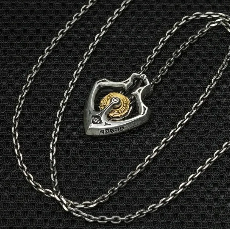🔥LAST DAY 59% OFF - Handmade Shuttle Mechanical Gear Pendant Necklace