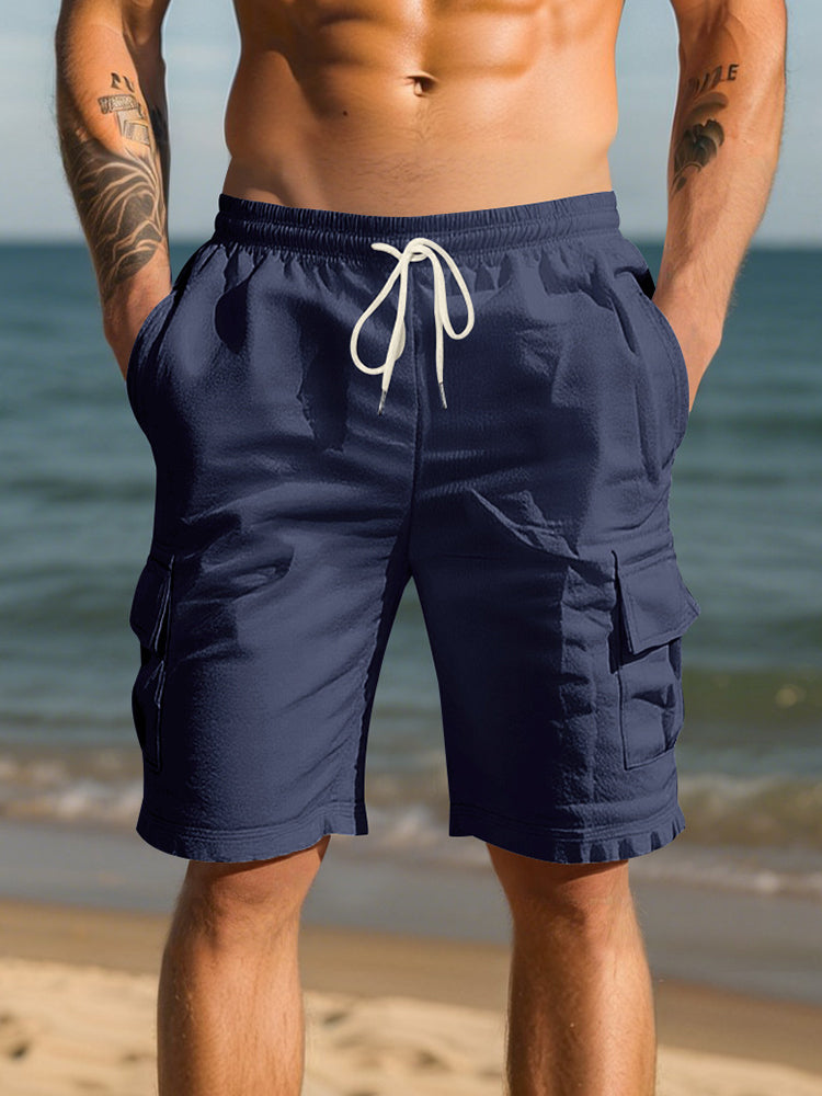 Classic Breathable Cotton Cargo Shorts