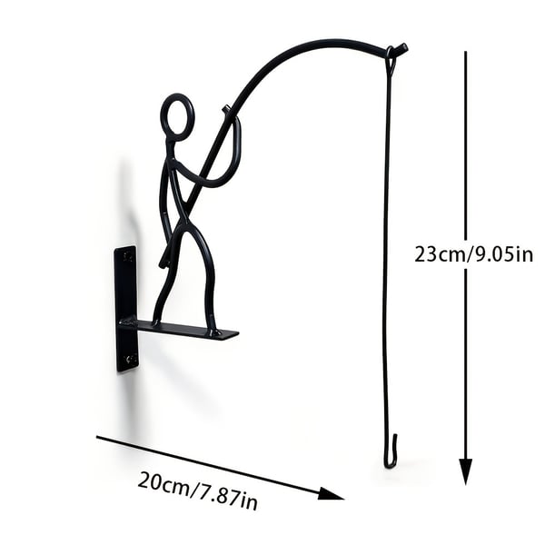 🏆Limited Time Sale 49% OFF 🎣Fishing Man Hanging Plant Hook