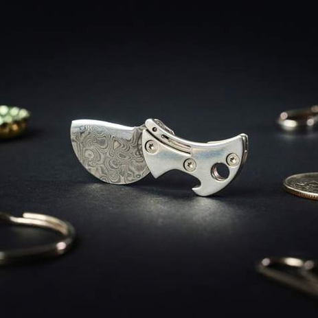 Mini Titanium Compact Bottle Opener & EDC Cutter