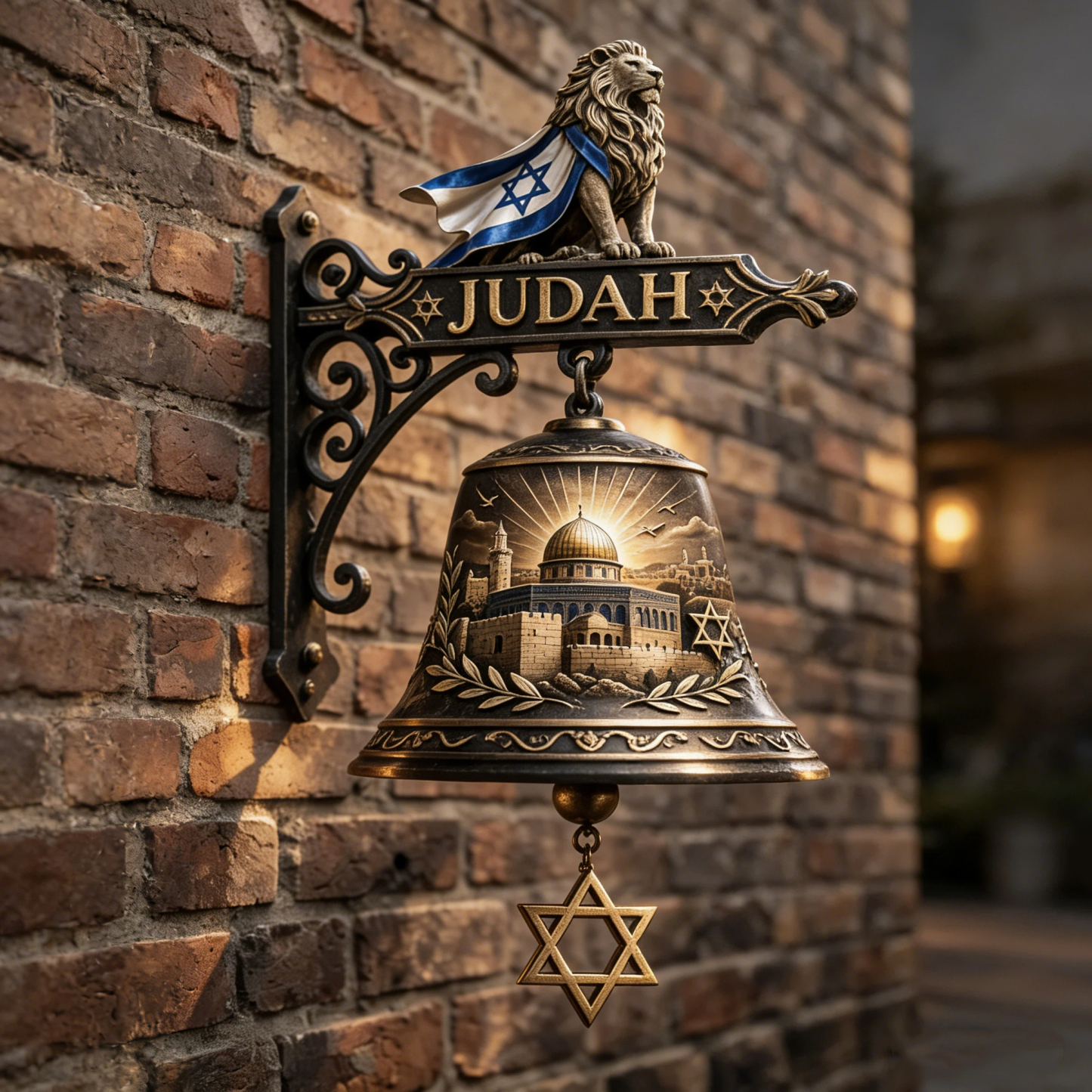 Judah Lion Bell — Symbol of Strength, Faith, and Protection🛡️