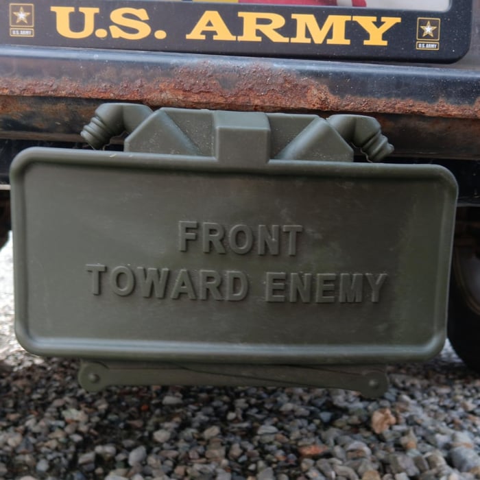 Claymore Mine Tow Hitch Cover