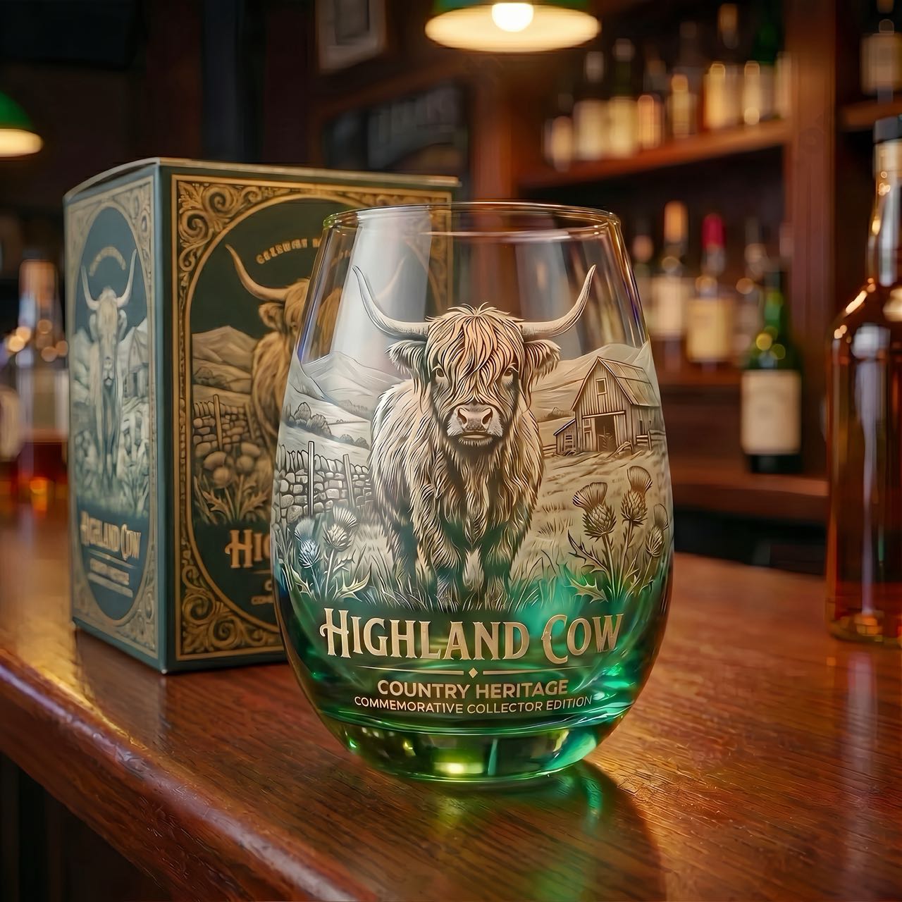 🥃 The Highland Cow Legacy Tumbler — Where craft meets calm