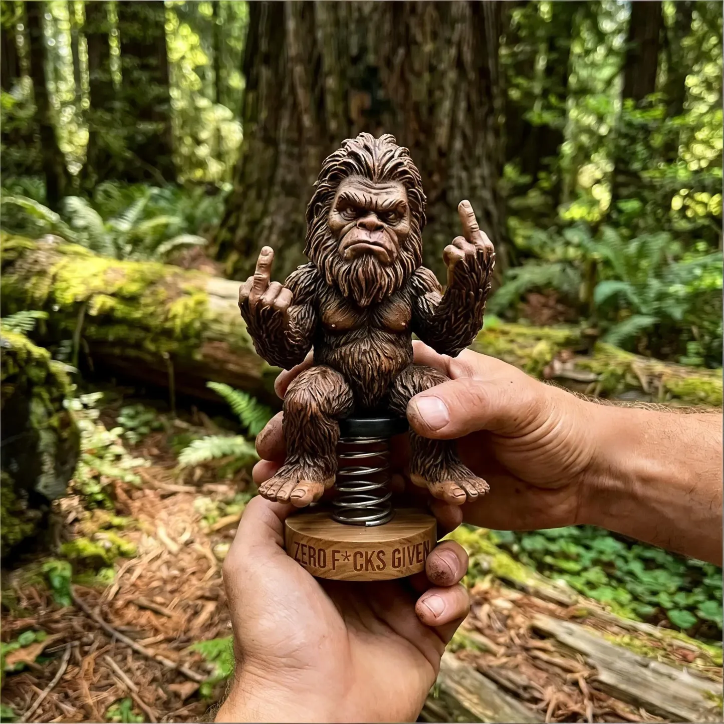 Bigfoot “Zero F*cks Given” Bobblehead