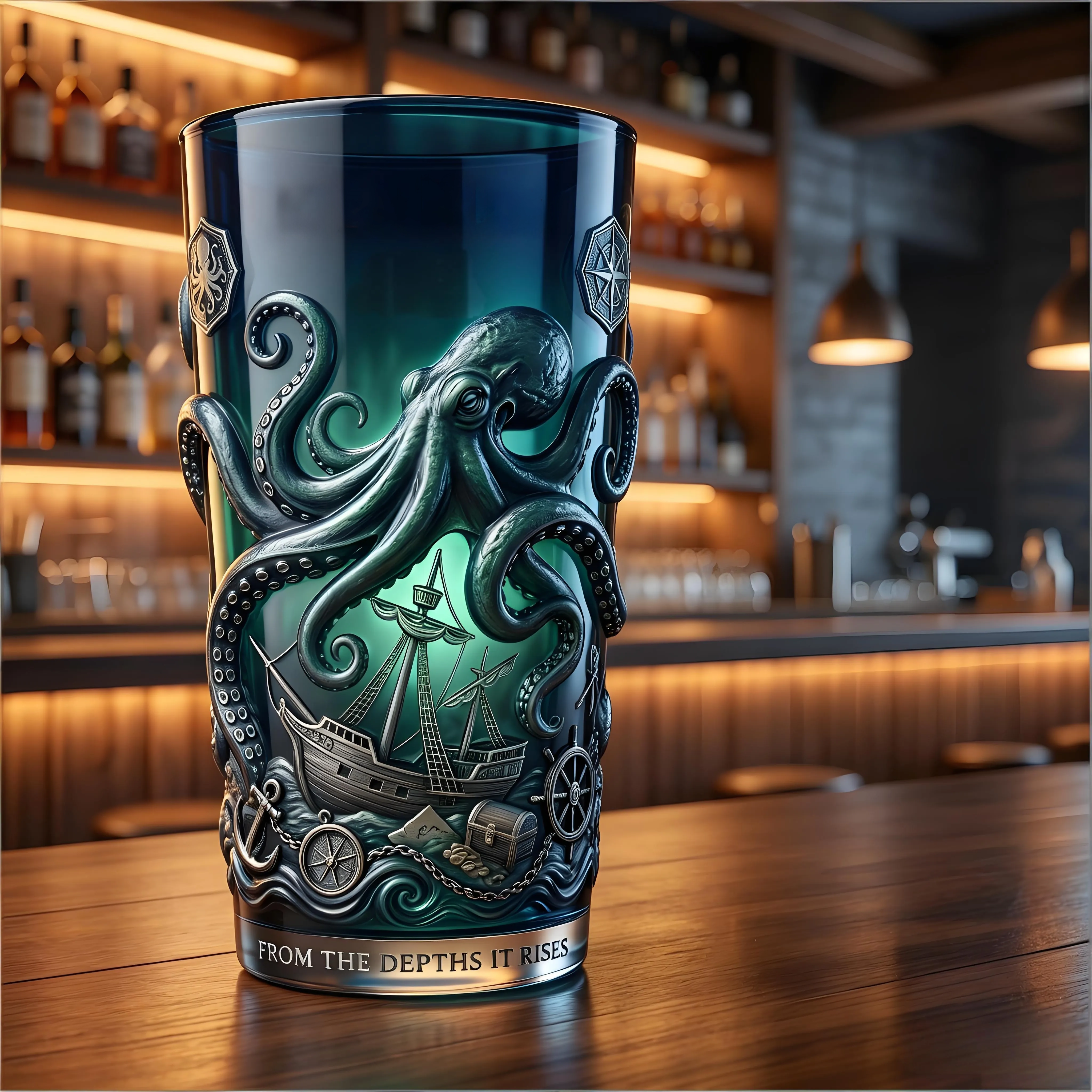 ⚓😮Abyssal Octopus Collector's Glass