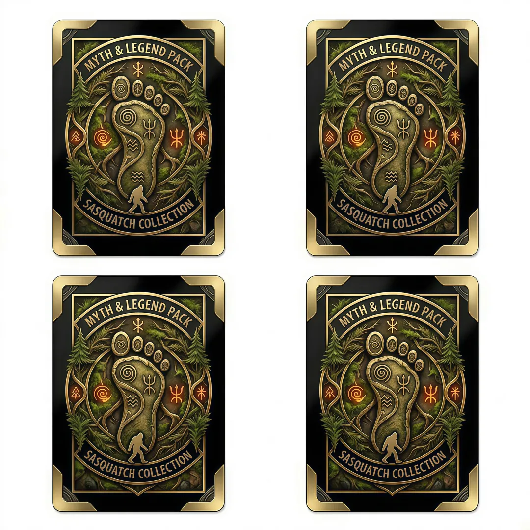 Bigfoot Playing Cards