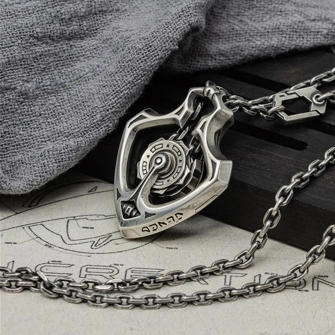 🔥LAST DAY 59% OFF - Handmade Shuttle Mechanical Gear Pendant Necklace