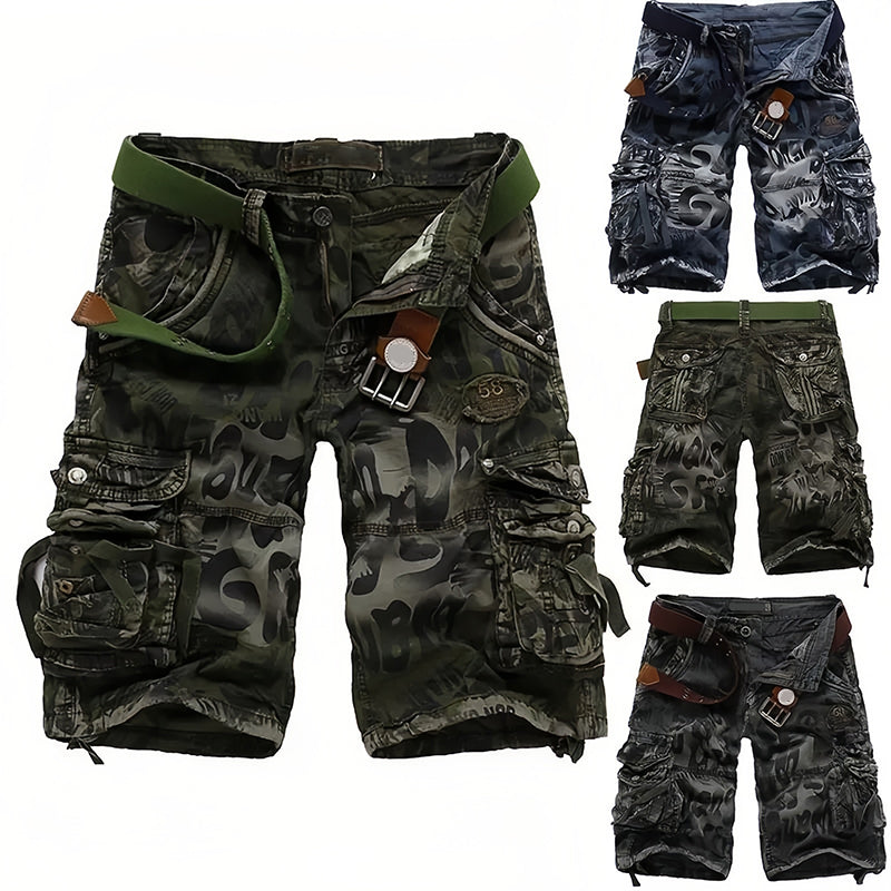 Men's Multi-Pocket Cargo Shorts