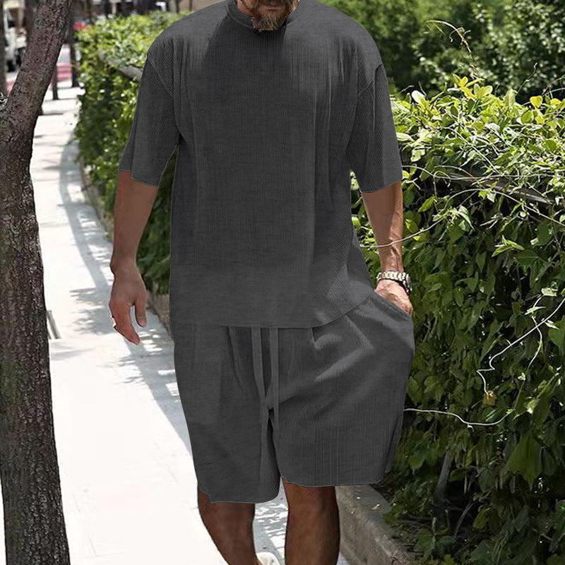 🔥New Arrivals & Special Offers-Men's Casual Cool Two-Piece Set