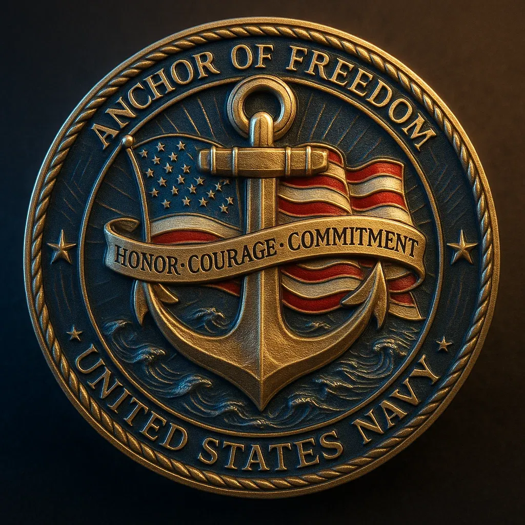 🏅Veteran's Day 60% OFF - 🇺🇸U.S. Navy Commemorative Coin – Anchor of Freedom⚓
