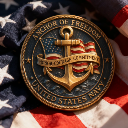 🏅Veteran's Day 60% OFF - 🇺🇸U.S. Navy Commemorative Coin – Anchor of Freedom⚓