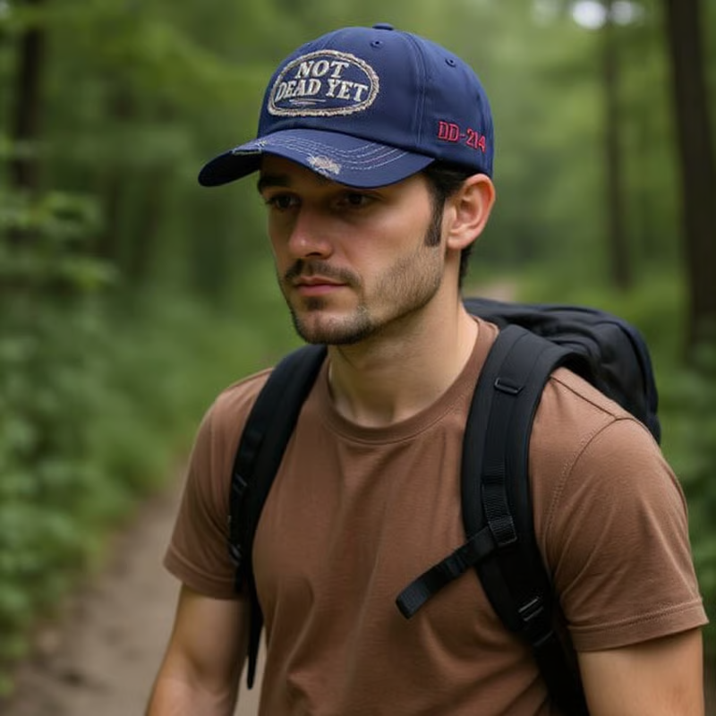 NOT DEAD YET - Vintage Washed Baseball Cap💎