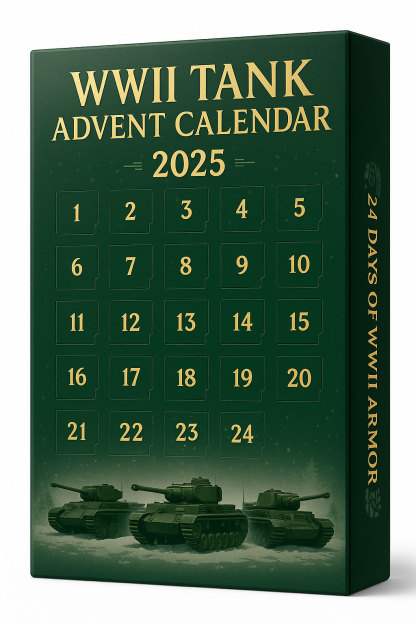 2025 WWII Tank Advent Calendar - 24 Days of Legendary Armored Ornaments