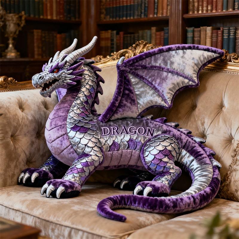 Personalized dragon-themed companion pillow